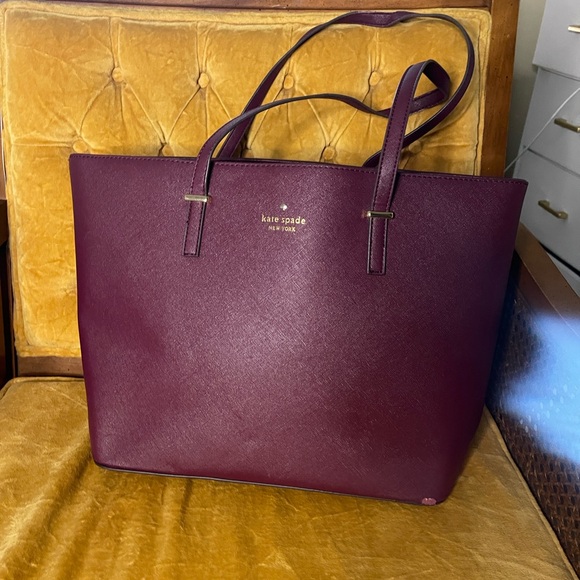 kate spade Handbags - Kate Spade Deep Purple Tote Bag